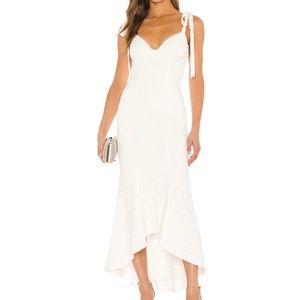 Majorelle Tenleigh Midi Dress in Ivory